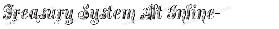 Treasury System Alt Inline字体转换